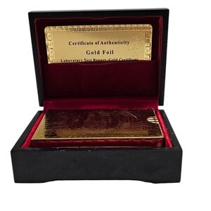 Gold Foil Certificate in Black Box